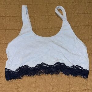 Aerie Blue Lace Comfortable Bralette